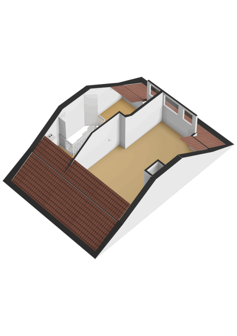 Tweede verdieping - 3D