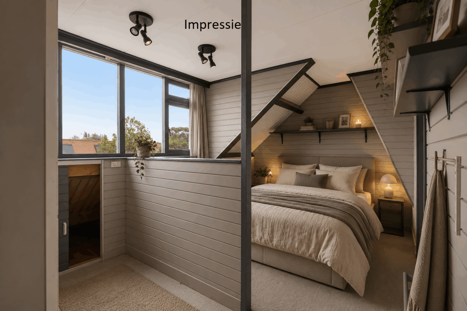 Zolder slaapkamer